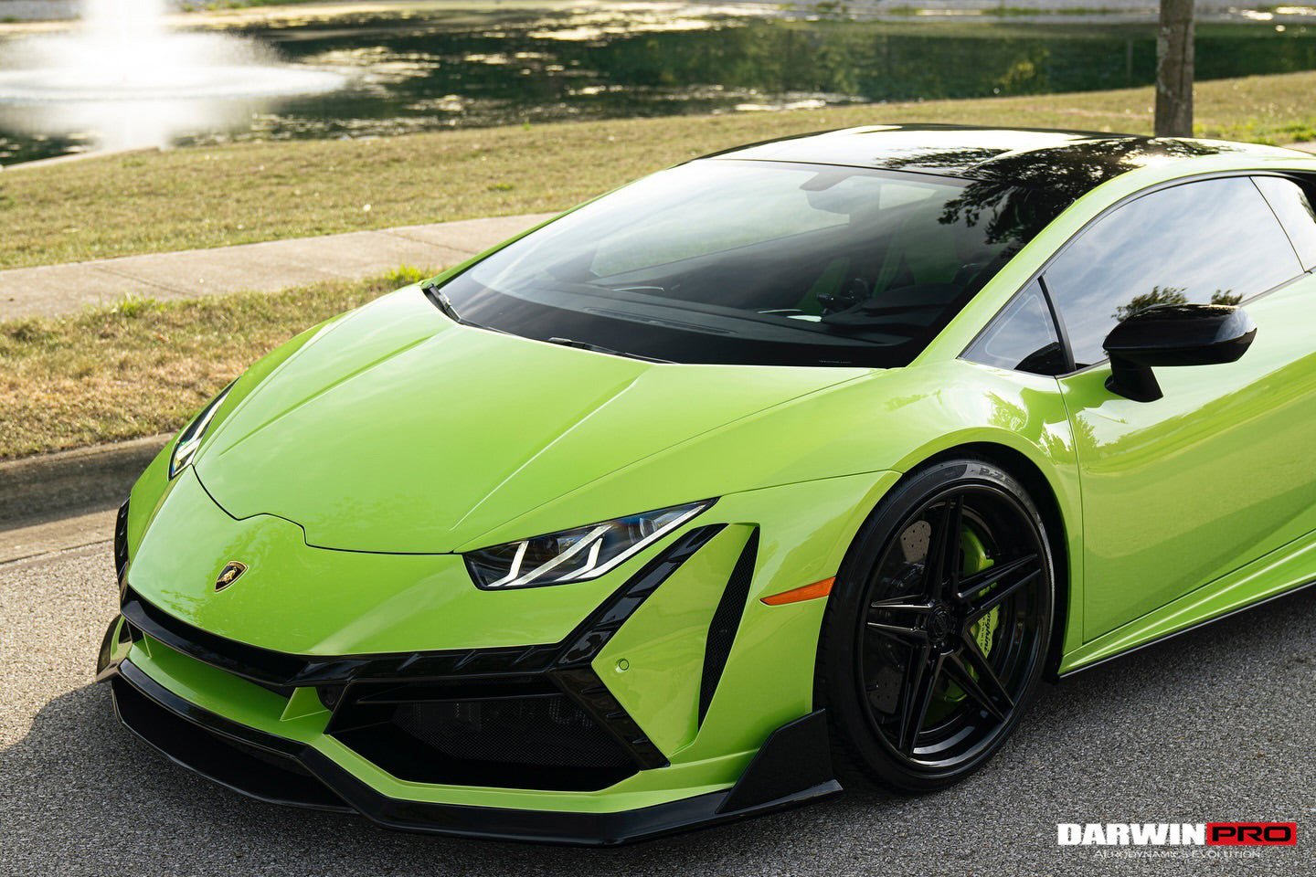 2015 - 2025 Lamborghini Huracan LP610 & LP580 & EVO & Tecnica BKSSII Style Front Bumper